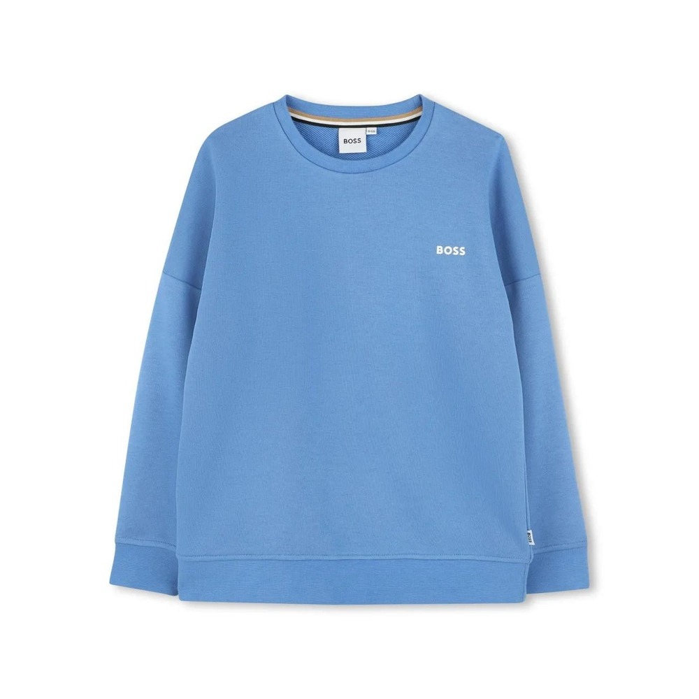 BOSS Kidswear logo-embroidered crew-neck sweatshirt - Size 16‎